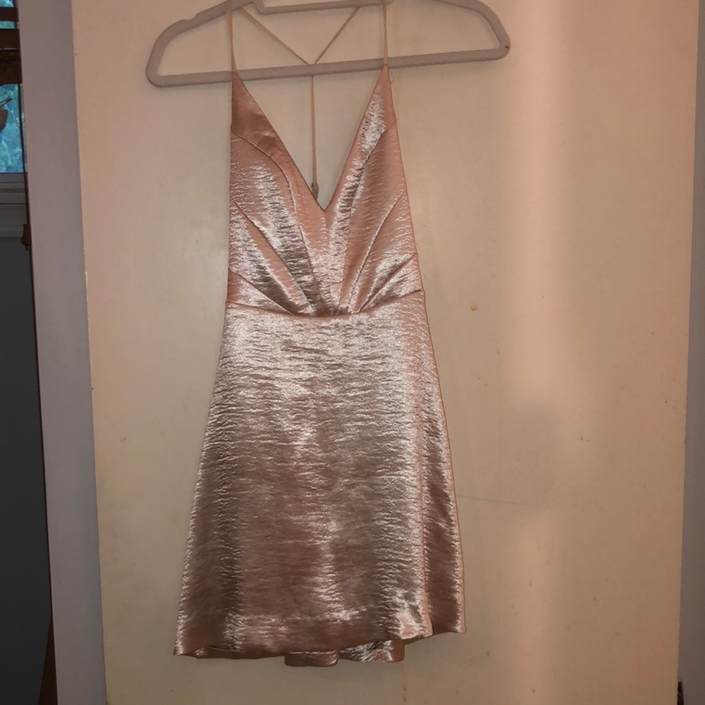 Shiny gold dress